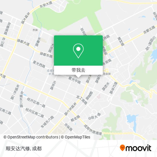 顺安达汽修地图