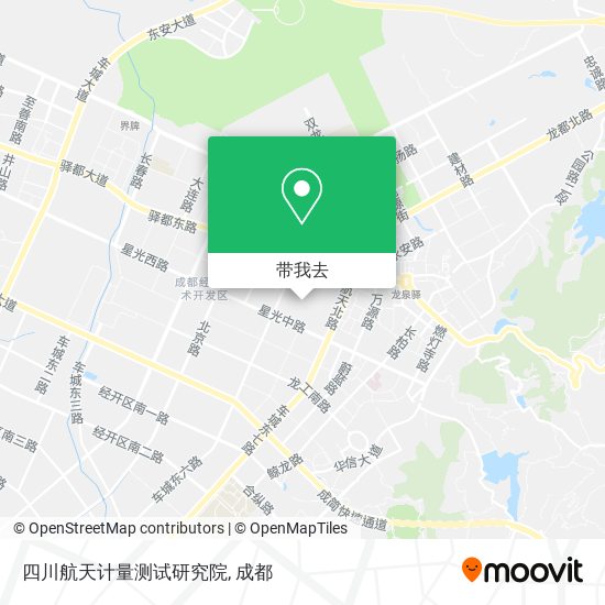四川航天计量测试研究院地图