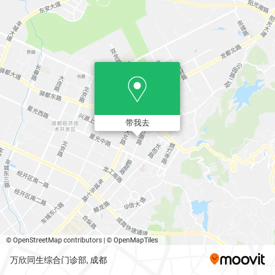 万欣同生综合门诊部地图