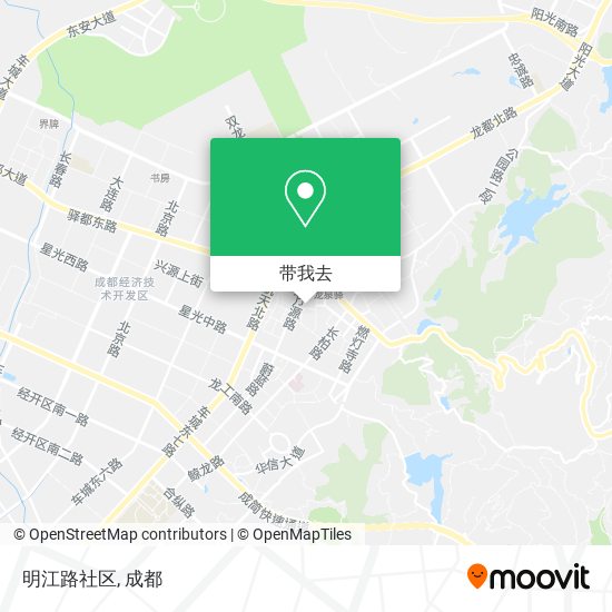 明江路社区地图