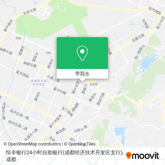 恒丰银行24小时自助银行(成都经济技术开发区支行)地图