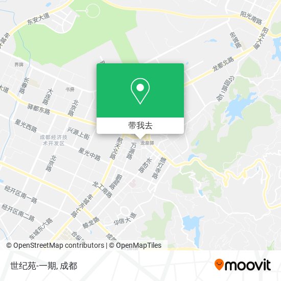 世纪苑-一期地图