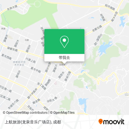 上航旅游(龙泉音乐广场店)地图