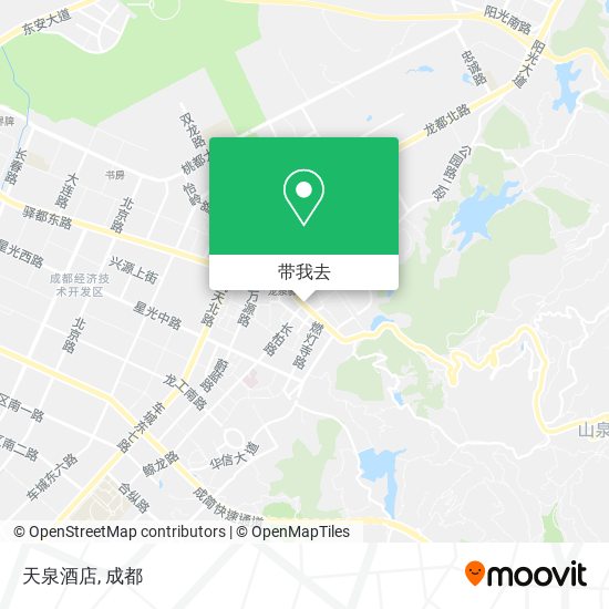 天泉酒店地图