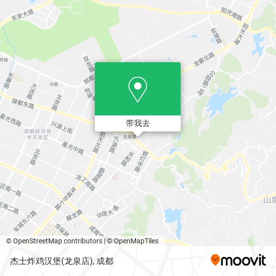 杰士炸鸡汉堡(龙泉店)地图