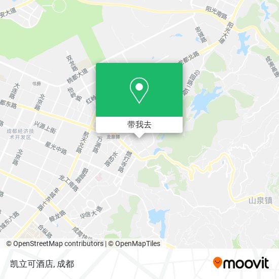 凯立可酒店地图