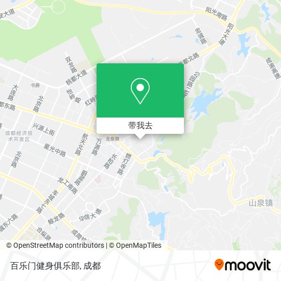 百乐门健身俱乐部地图