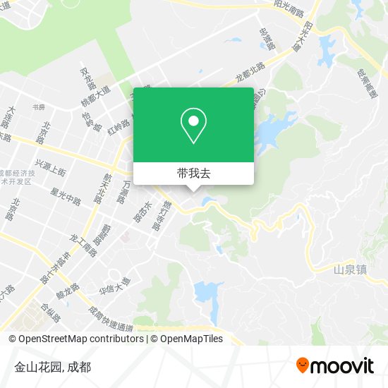 金山花园地图