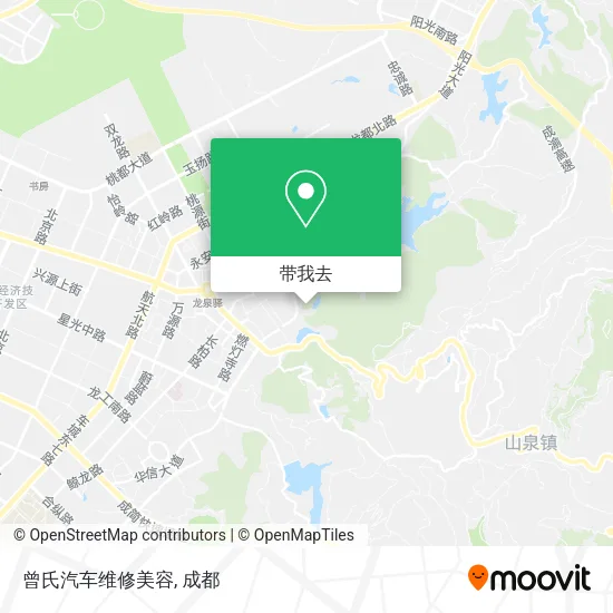 曾氏汽车维修美容地图