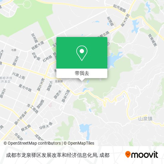 成都市龙泉驿区发展改革和经济信息化局地图