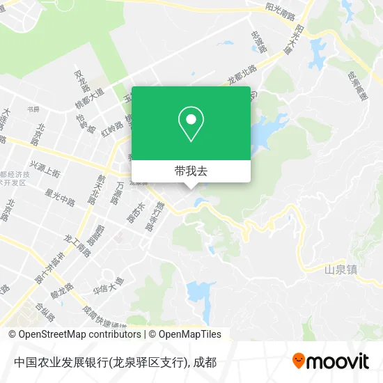 中国农业发展银行(龙泉驿区支行)地图