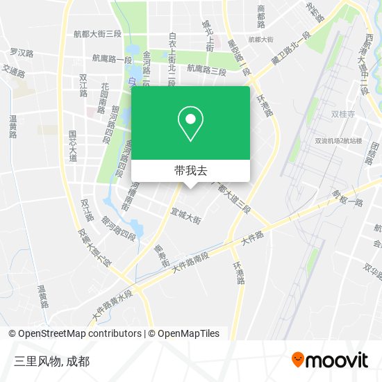 三里风物地图