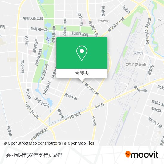 兴业银行(双流支行)地图