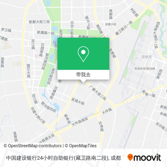 中国建设银行24小时自助银行(藏卫路南二段)地图