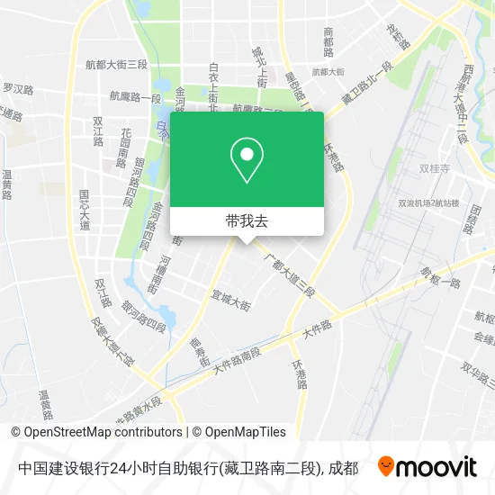 中国建设银行24小时自助银行(藏卫路南二段)地图