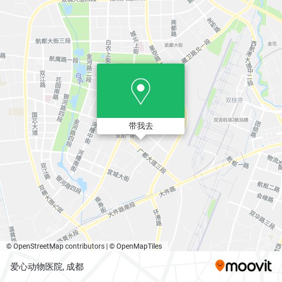 爱心动物医院地图