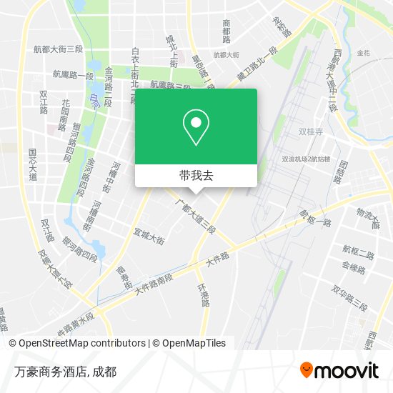万豪商务酒店地图