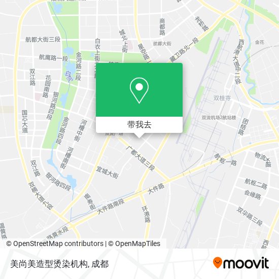美尚美造型烫染机构地图