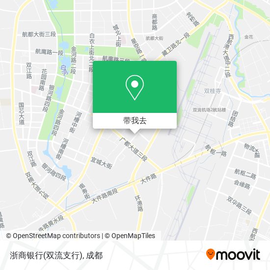 浙商银行(双流支行)地图