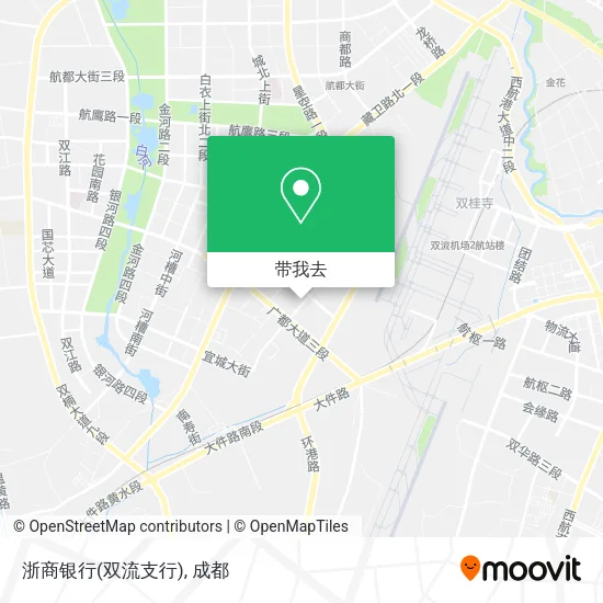 浙商银行(双流支行)地图