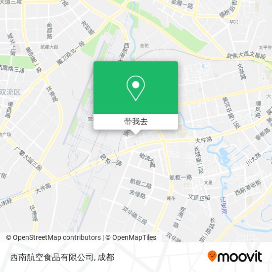 西南航空食品有限公司地图