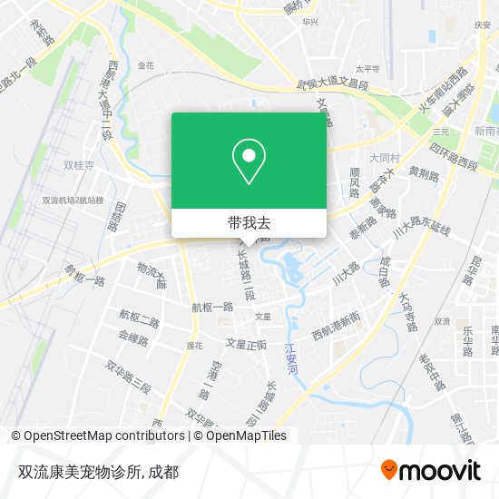 双流康美宠物诊所地图