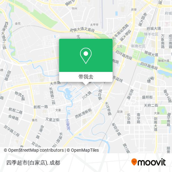 四季超市(白家店)地图