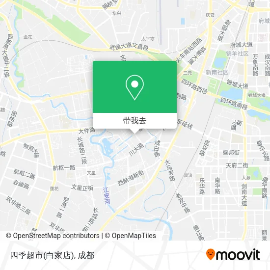 四季超市(白家店)地图