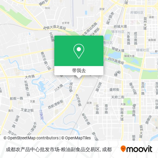 成都农产品中心批发市场-粮油副食品交易区地图