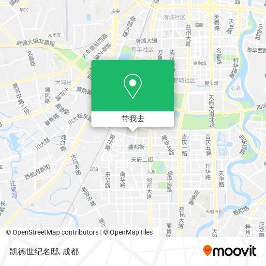 凯德世纪名邸地图