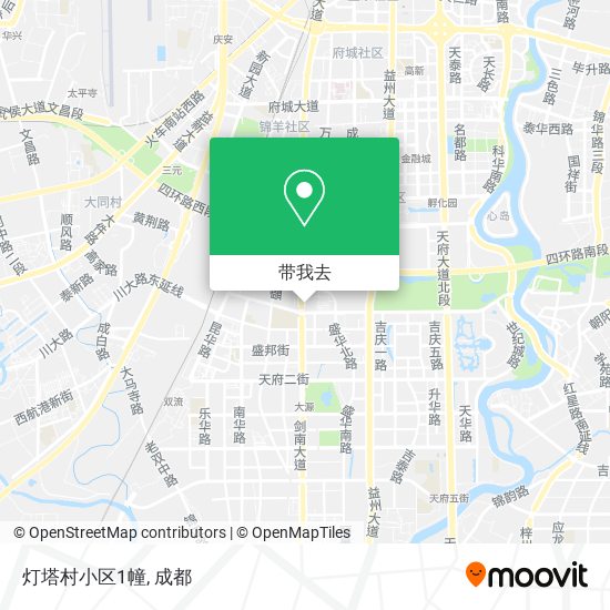 灯塔村小区1幢地图