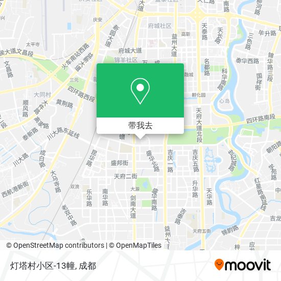 灯塔村小区-13幢地图