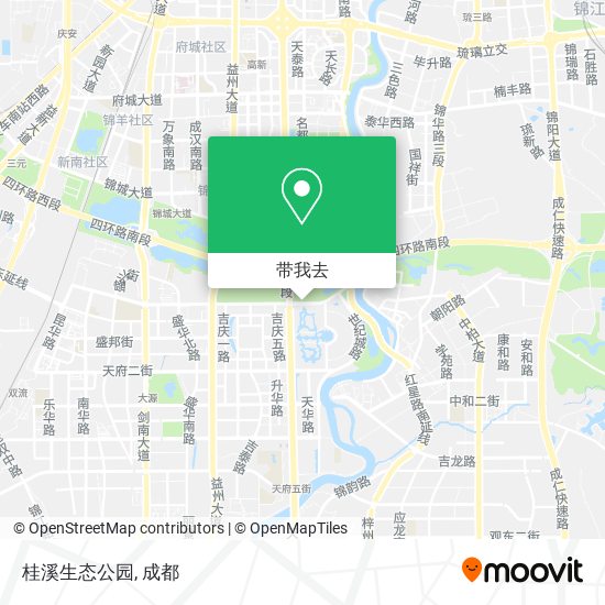 桂溪生态公园地图