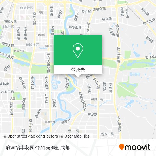 府河怡丰花园-怡锦苑8幢地图