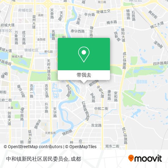 中和镇新民社区居民委员会地图