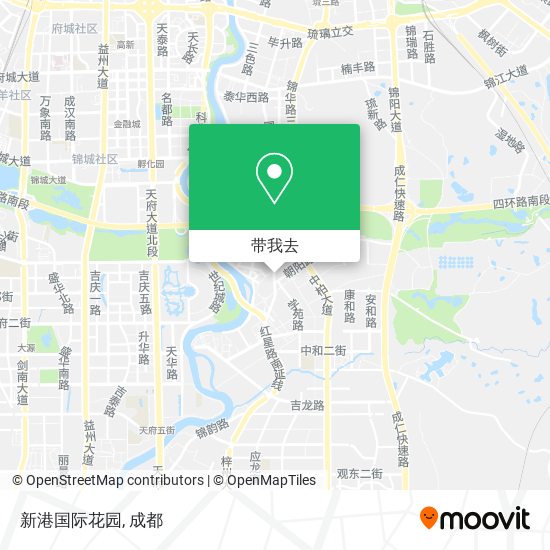新港国际花园地图