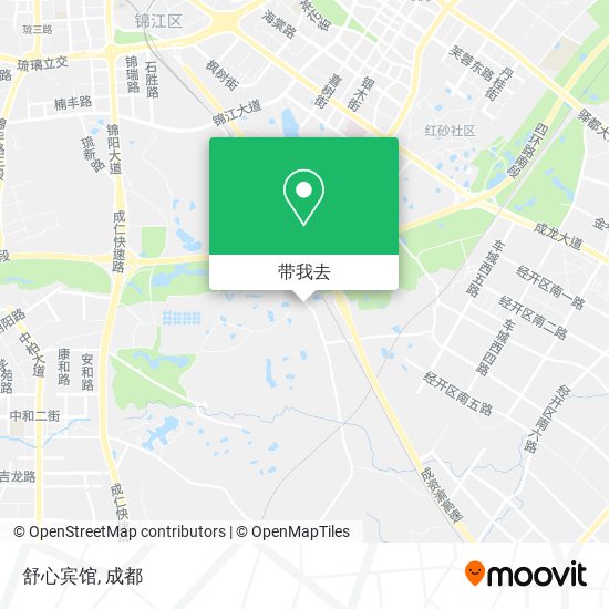 舒心宾馆地图