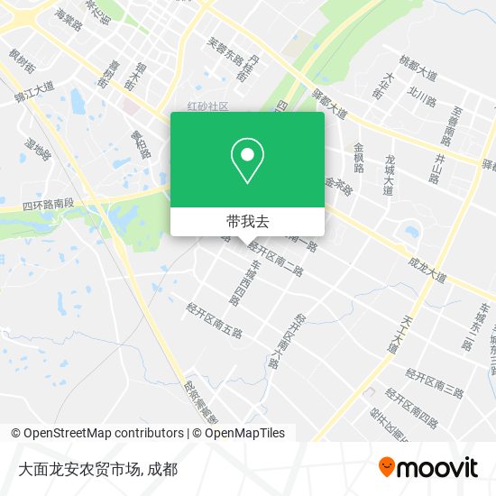 大面龙安农贸市场地图