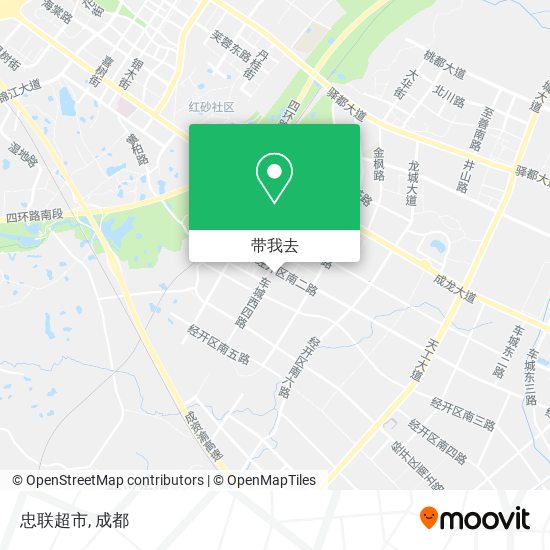 忠联超市地图