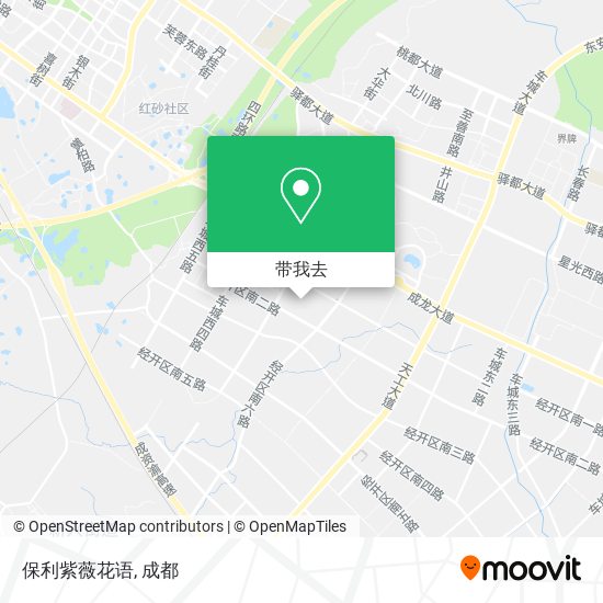 保利紫薇花语地图