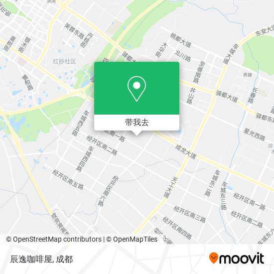 辰逸咖啡屋地图