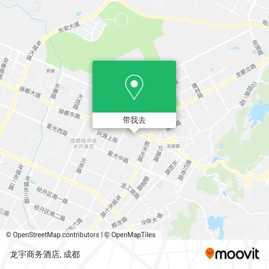 龙宇商务酒店地图