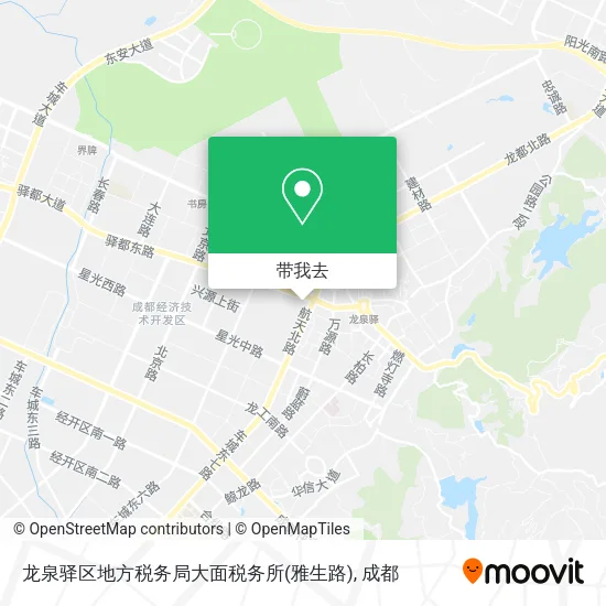 龙泉驿区地方税务局大面税务所(雅生路)地图