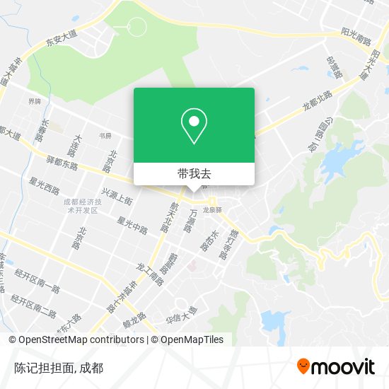 陈记担担面地图
