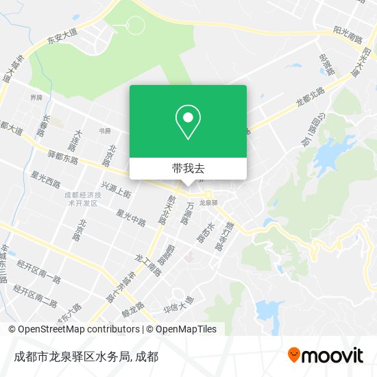 成都市龙泉驿区水务局地图