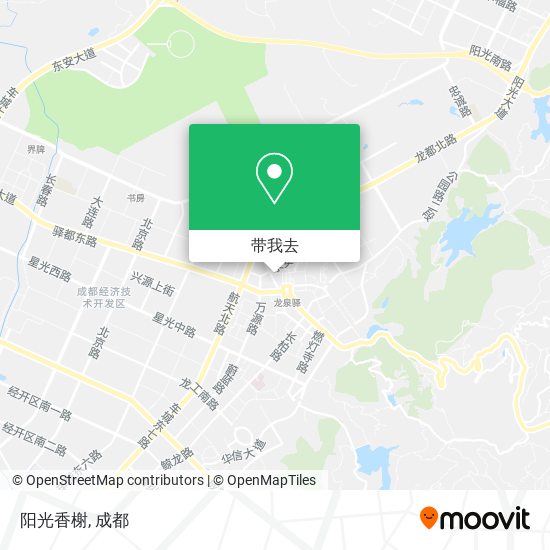 阳光香榭地图