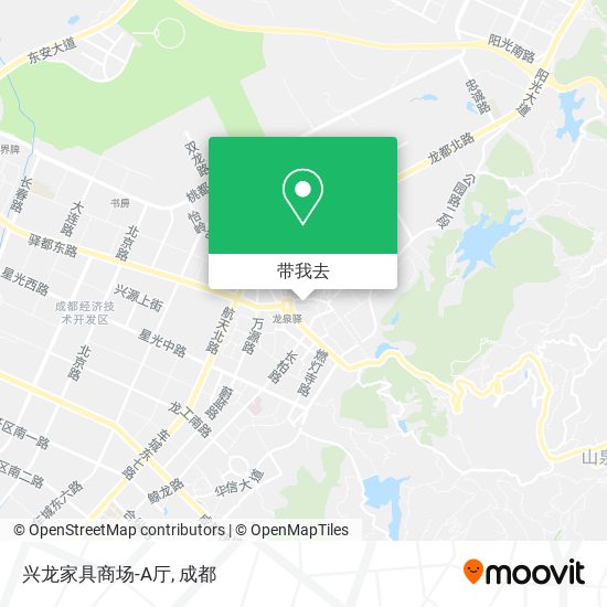 兴龙家具商场-A厅地图