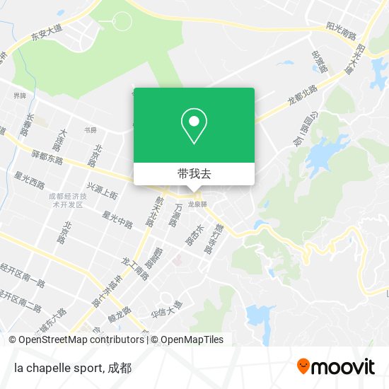 la chapelle sport地图