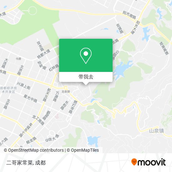 二哥家常菜地图