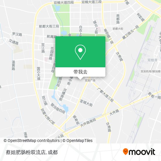 蔡姐肥肠粉双流店地图